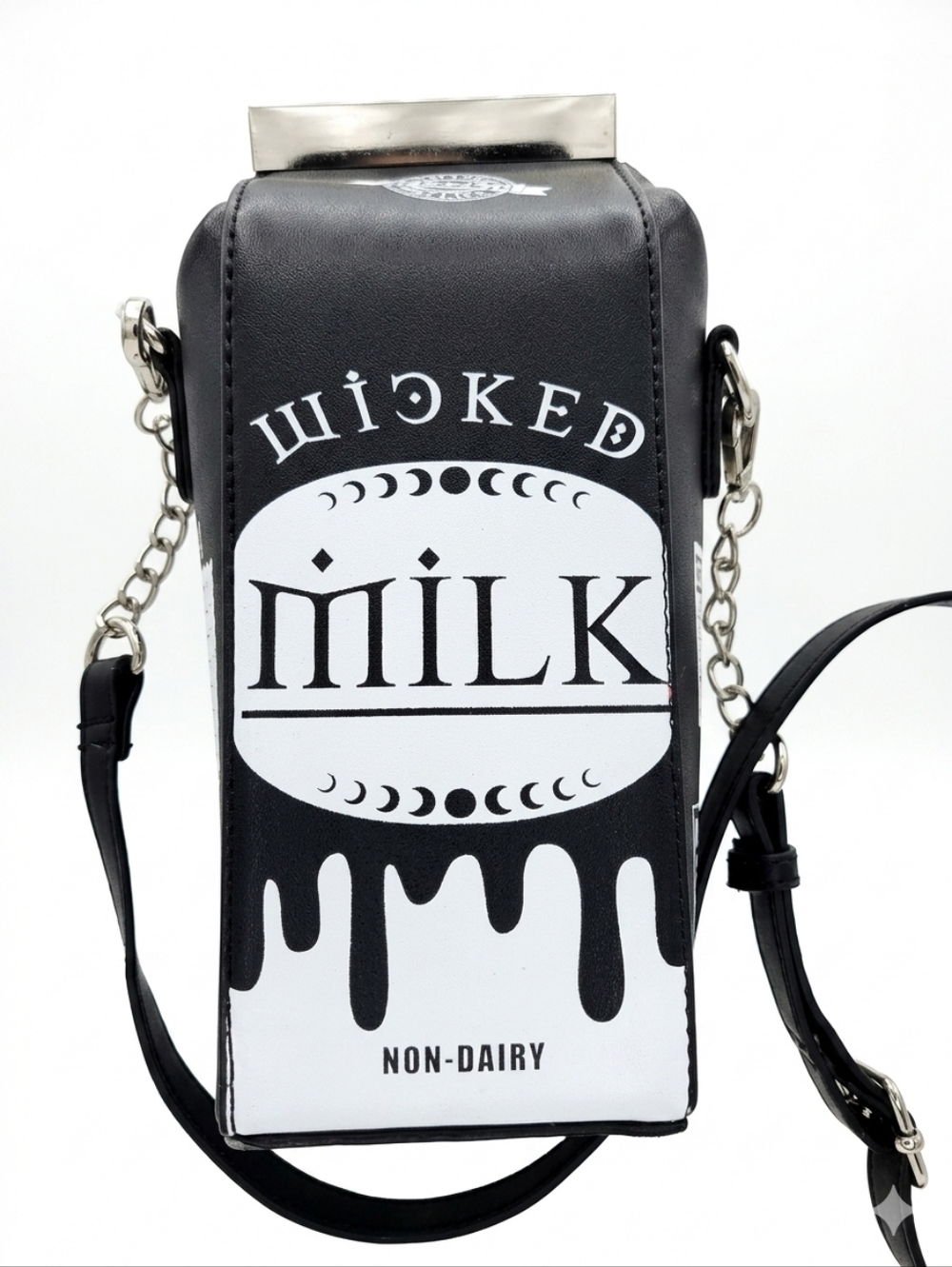 Killstar Wicked Milk Carton Handbag Black Gothic Cult Witchy Crossbody Bag